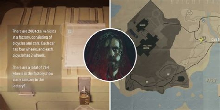Alan Wake 2 Cult Stash Code Math Problem: How Many Cars Are in the Factory?