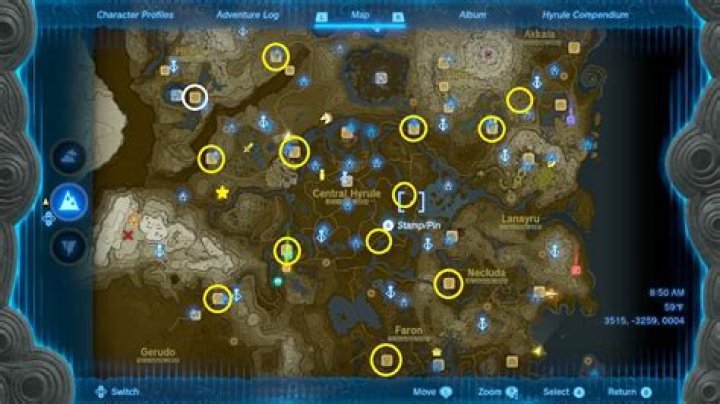 All Penn Locations in Zelda Tears of the Kingdom (TOTK)