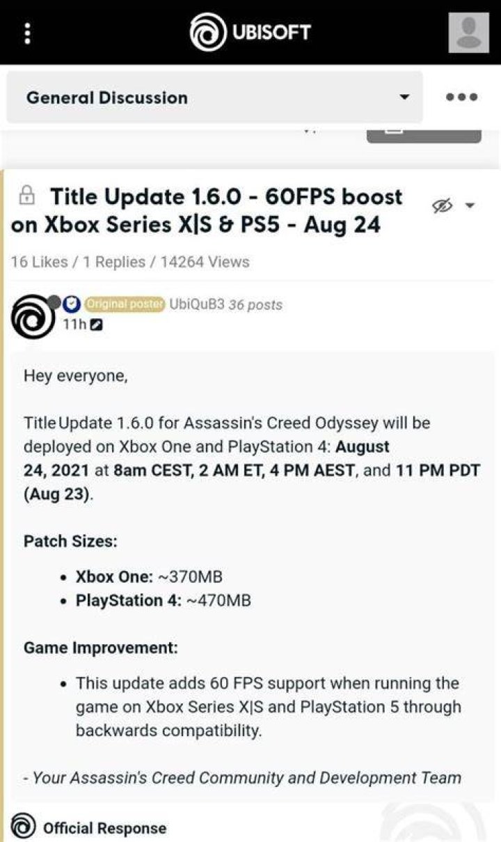
Assassin’s Creed Odyssey Gets 60 FPS Support on PS5 and Xbox Series X
