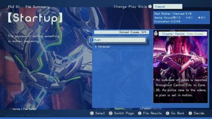 
Astral Chain: How To Replay Previous Files and Chapters