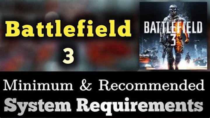 Battlefield 3 System Requirements Are Still in Beta
