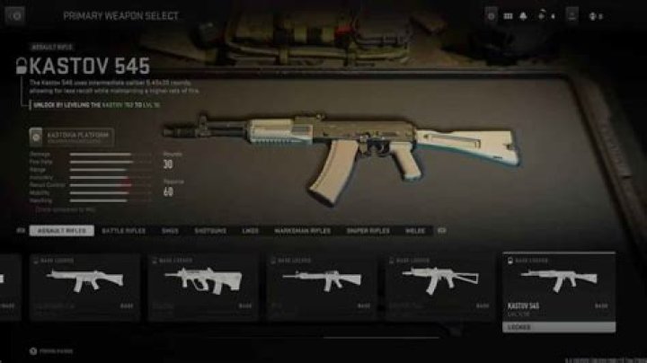 Best Kastov 545 Build in Modern Warfare 2: Attachments, Loadout, and Class Setup