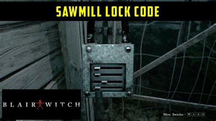 Blair Witch Sawmill Lock Tape