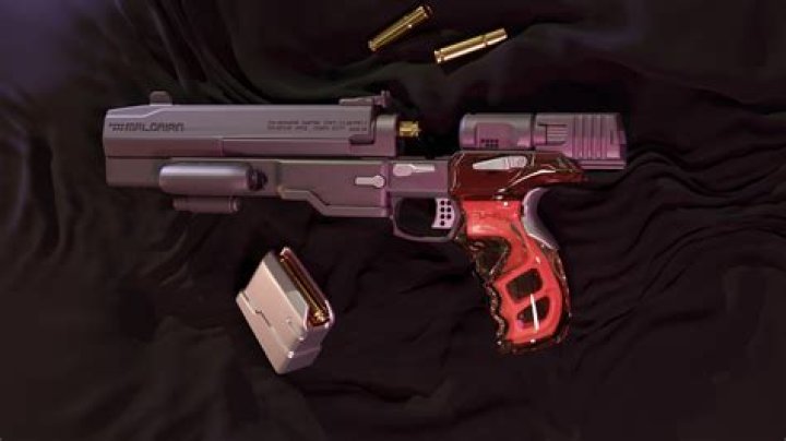 Cyberpunk 2077 Malorian Arms 3516 pistol