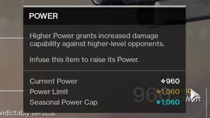 Destiny 2 Infusion Cap Sunsetting