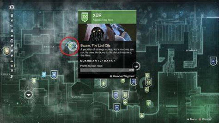 Destiny 2 Xur Location: Where is Xur today and what is he selling? (May 7)
