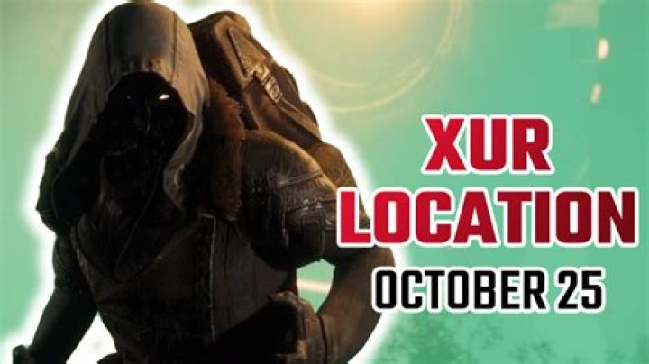 Destiny 2 Xur Location | Where is Xur today and what is he selling? (October 25)