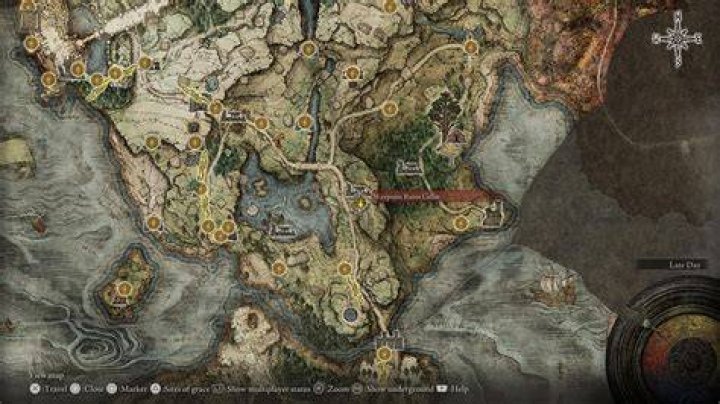 Elden Ring Sellen Location Map