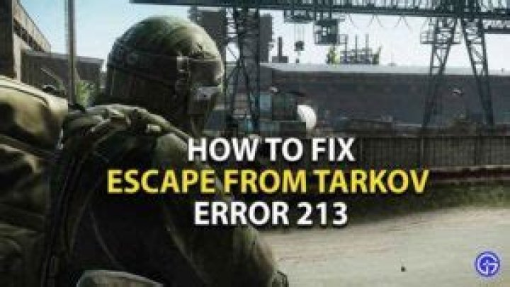 Escape from Tarkov error 213 connecting to auth server