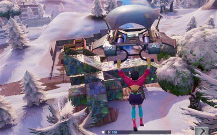 
Fortnite Fortbyte #19 — Accessible With the Vega Outfit Inside a Spaceship Building