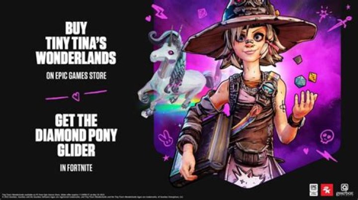 
Fortnite: Get the Diamond Pony Glider Free When You Buy Tiny Tina’s Wonderlands