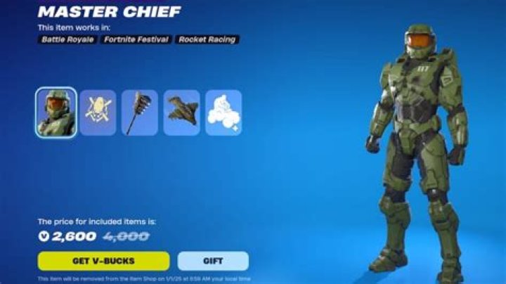 Fortnite Halo Master Chief Set outfit