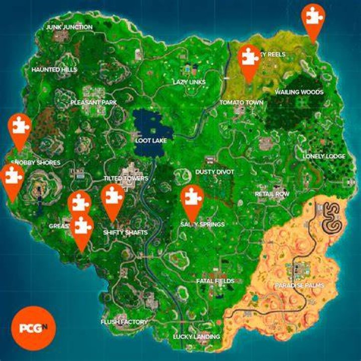 Fortnite Jigsaw Puzzle Pieces