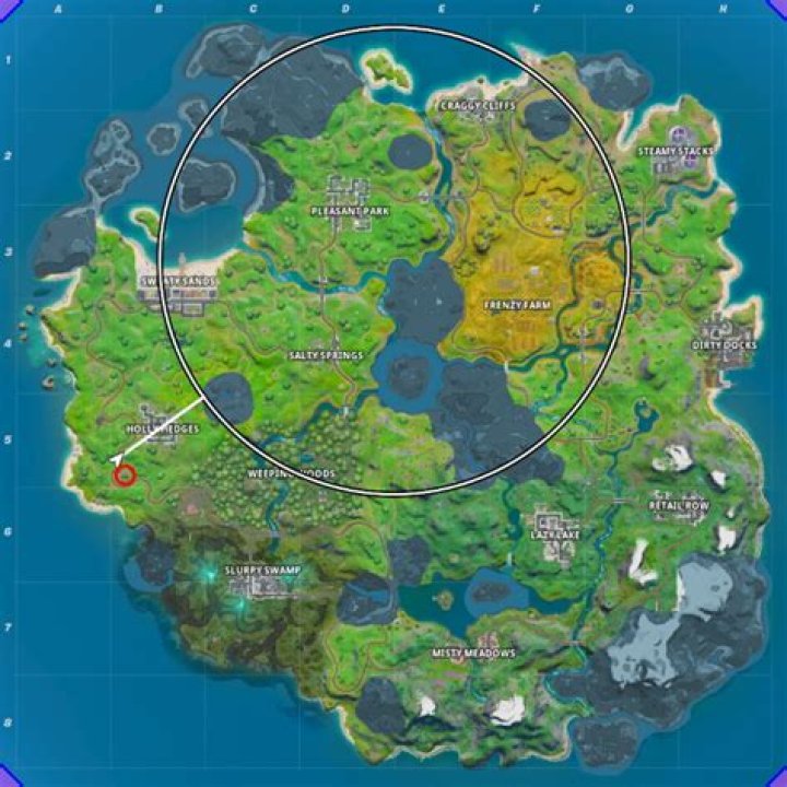 Fortnite | Search the Hidden N Found in The Lowdown Loading Screen Location