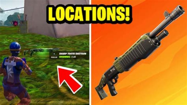 Fortnite Sharp Tooth shotgun location