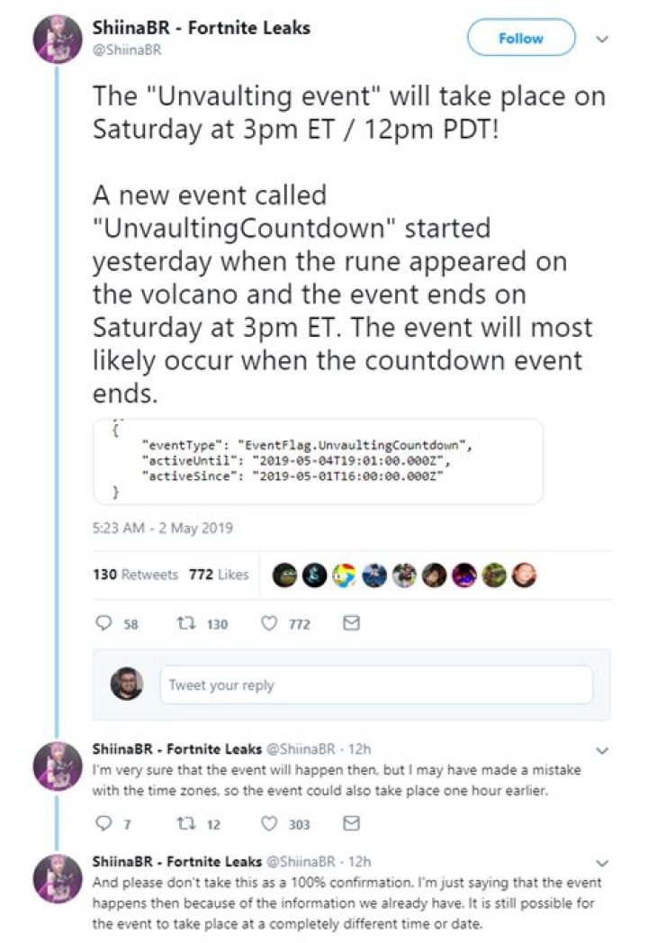 Fortnite Unvaulting Countdown | When is the Unvaulting event release time and date?
