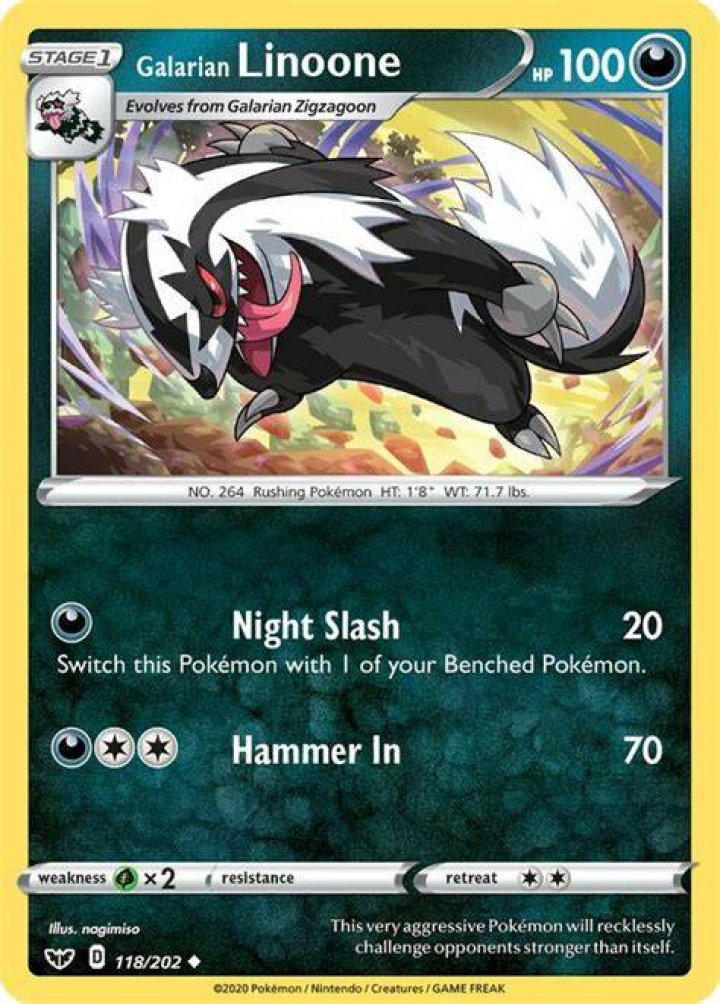 Region-Specific Forms Return In Pokemon Sword And Shield Galarian-Linoone