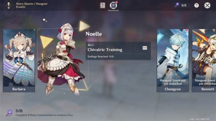 
Genshin Impact Noelle Hangout Event Memories: How to Unlock All the Endings