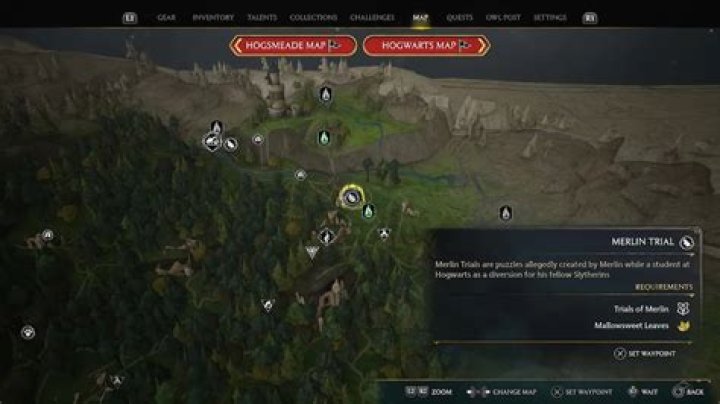 Hogwarts Legacy: Forbidden Forest Merlin Trial Guide