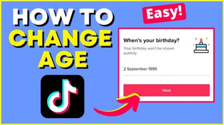 How to Change Your Age on TikTok: Is There a Way to Change your Date of Birth?