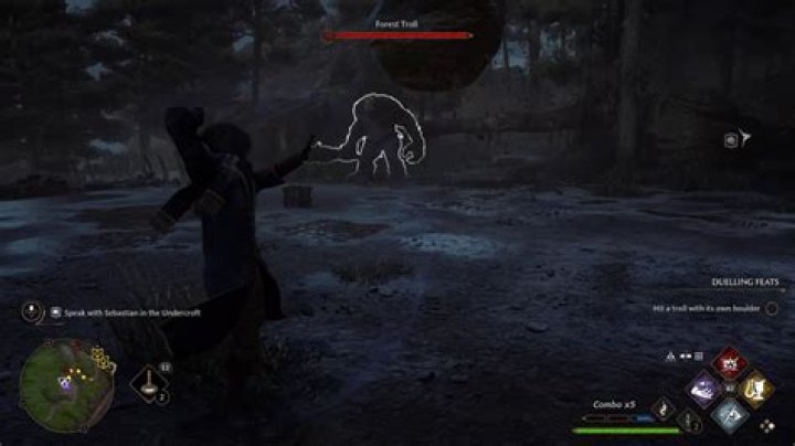 How to Hit a Troll With Its Own Boulder in Hogwarts Legacy