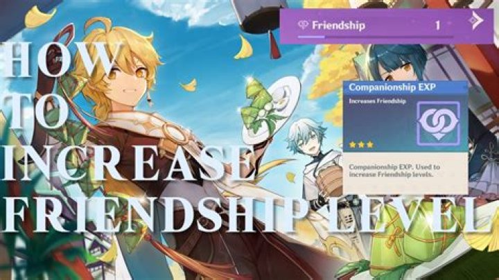 How to increase friendship level in Genshin Impact