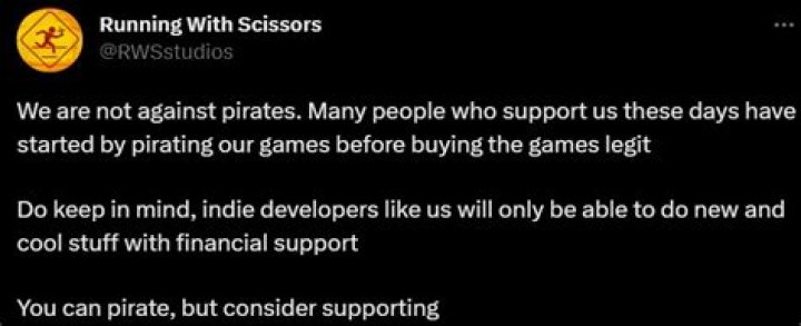 Indie Dev Asks You To Pirate His Game Rather Than Buy It On G2A