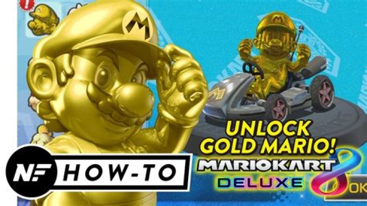 Mario Kart 8 Deluxe How To Unlock Gold Mario