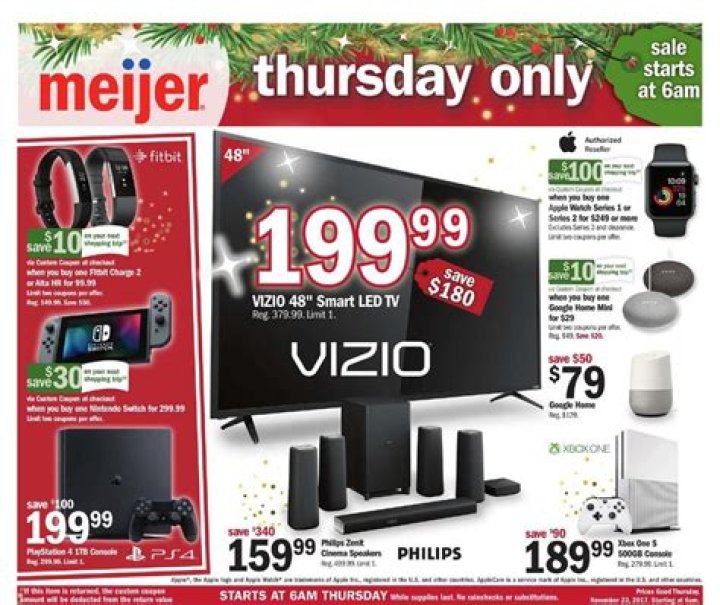 Meijer Black Friday 2017 Ad