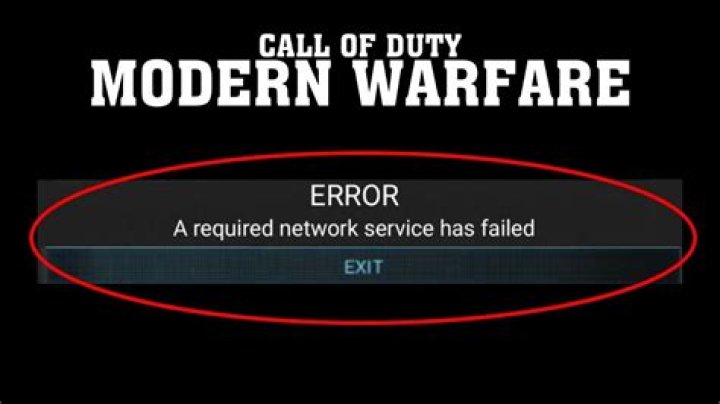 
Modern Warfare – How to Fix A Required Network Service Has Failed Error
