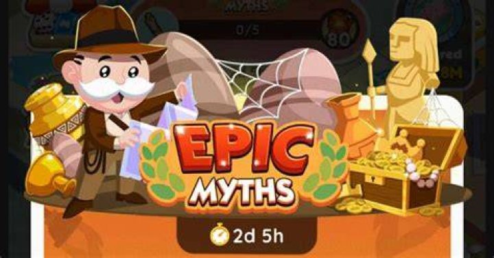 Monopoly Go Epic Myths Milestones and Rewards List for November 24-26, 2023