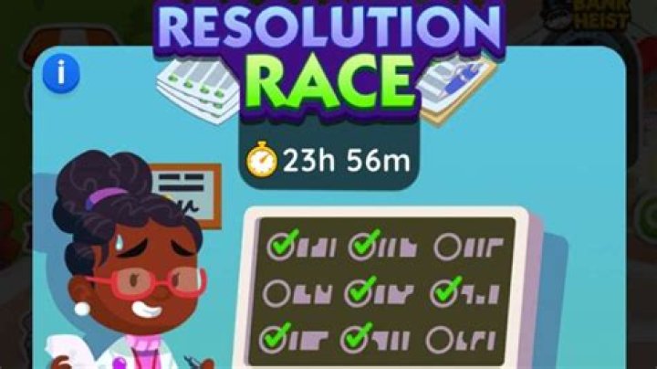 Monopoly Go Resolution Race Milestones and Rewards List