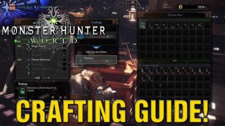 
Monster Hunter: World Crafting Guide