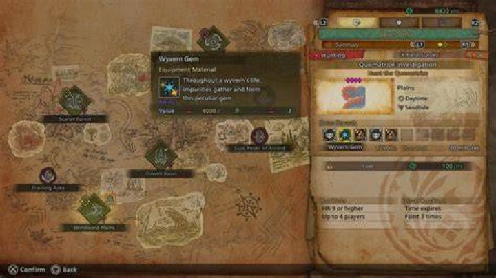 Monster Hunter World Wyvern Gem and Bird Wyvern Gem Locations