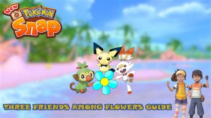 
New Pokémon Snap: Three Friends Among Flowers Guide