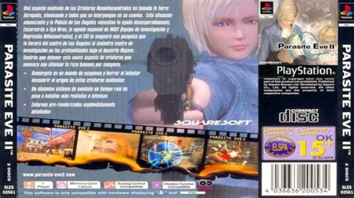 Parasite Eve 2 PS Cheats