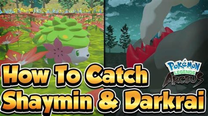 Pokemon Legends: Arceus Save Data Bonus: How to catch Shaymin and Darkrai