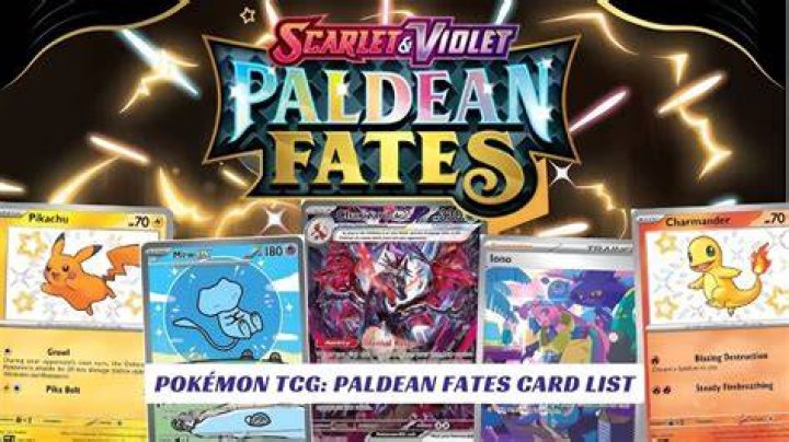 Pokemon TCG Paldean Fates Card List