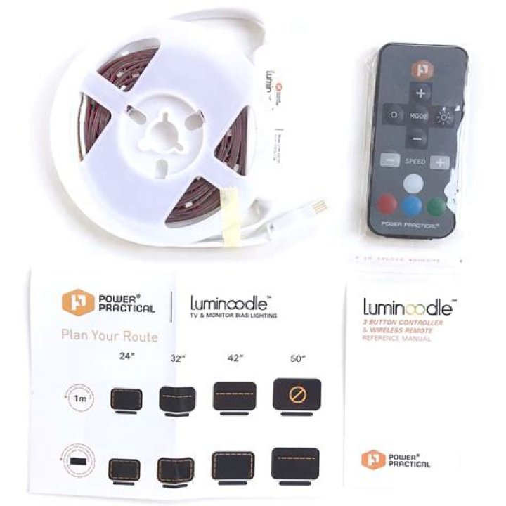 Power Practical Luminoodle Color Bias Lighting Review