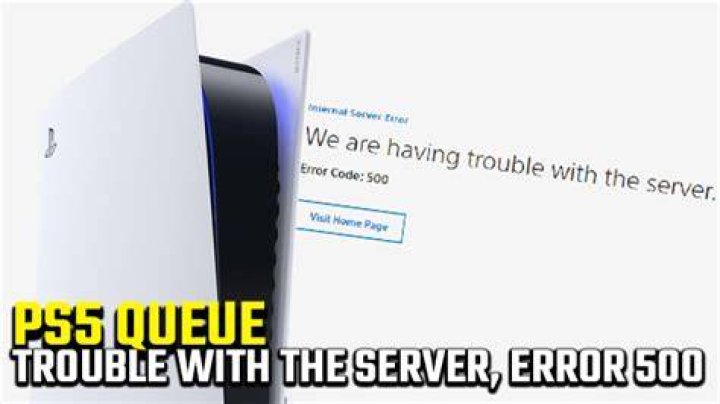 PS5 Queue Internal Server Error | Trouble with the server, error code 500 explained