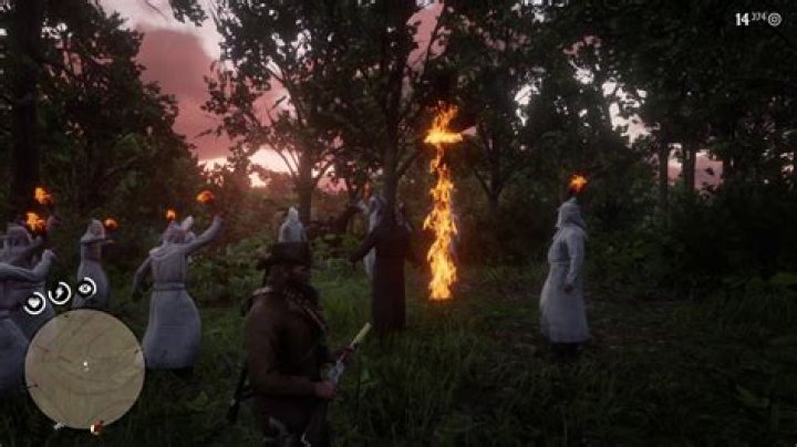 Red Dead Redemption 2 Klan Rally