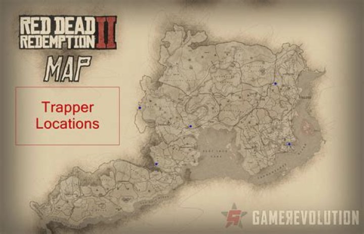 Red Dead Redemption 2 Trapper Locations