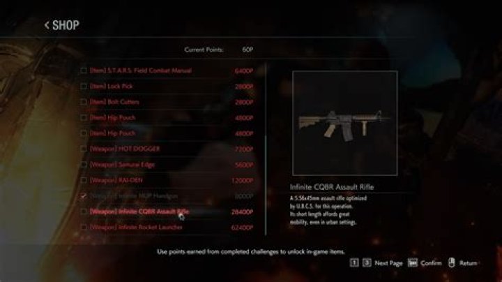 
Resident Evil 3 – How to Unlock Infinite CQBR Assault Rifle