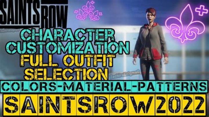 Saints Row reboot still has character customization
