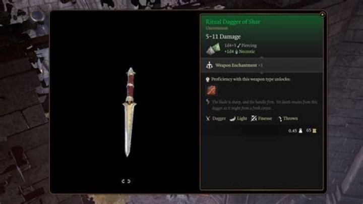 Should You Take the Dagger of Shar in Baldur's Gate 3?