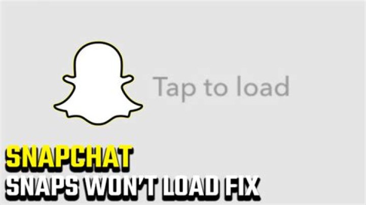 Snapchat 'Tap to Load' Screen | Snaps won't open fix