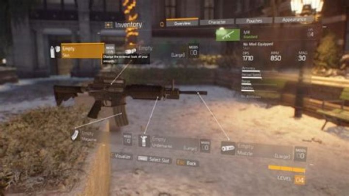 The Division 2 Weapon Mods Will be Unlockable, not Loot Drops