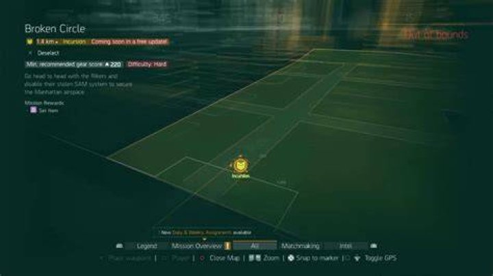 The Division Patch 1.2 Detailed, Adds New 