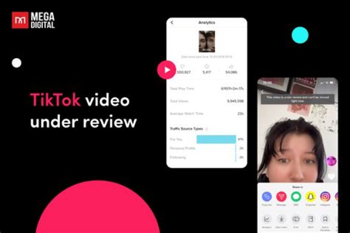 TikTok Video under review and can't be shared