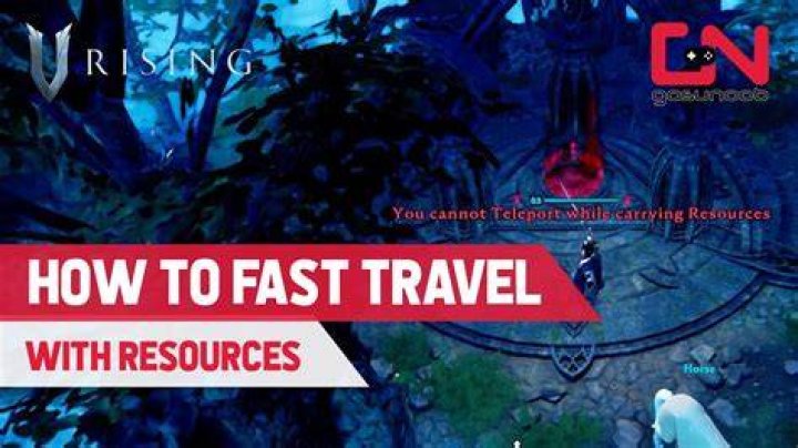 V Rising Fast Travel: Can I Teleport With Resources?